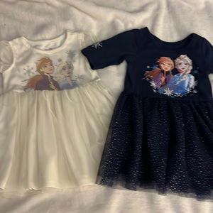 2 frozen dresses size 2T.